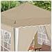 Tenda per feste a pop-up 195 x 195 x 245 cm Crema - Foto miniatura 4