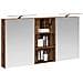 Set di Armadi da Bagno con lo scaffale 3 pcs 140 x 14,5 x 70 cm - Foto miniatura 3