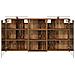 Set di Armadi da Bagno con lo scaffale 3 pcs 140 x 14,5 x 70 cm - Foto miniatura 7