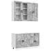 Unità Cucina PORTO 4 pcs Grigio Cemento Legno ingegnerizzato - Foto miniatura 1