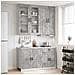 Unità Cucina PORTO 4 pcs Grigio Cemento Legno ingegnerizzato - Foto miniatura 2