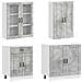 Unità Cucina PORTO 4 pcs Grigio Cemento Legno ingegnerizzato - Foto miniatura 3