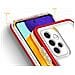 Custodia Trasparente 3in1 Per Samsung Galaxy A13 5g Frame Gel Rossa - Foto miniatura 2