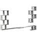 Mensola per TV da muro Grigio Cemento 200 x 15 x 94 cm - Foto miniatura 6