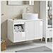 Set di mobili per il bagno 2 pz Bianco Lucido - Foto miniatura 4
