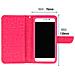 Custodia A Libro Universale Smartphone 6 Portacarte Fucsia Taglia Xl - Foto miniatura 3