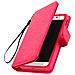 Custodia A Libro Universale Smartphone 6 Portacarte Fucsia Taglia Xl - Foto miniatura 5