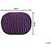 Pouf Lila 50 X 35 Cm Conrad - Foto miniatura 6