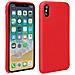 Cover Silicone Iphone X E Xs Semi-rigida Opaca Finitura Soft Touch Rosso - Foto miniatura 6