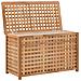 Cesto Per Biancheria 77,5x37,5x46,5 Cm In Legno Massello Di Noce - Foto miniatura 2