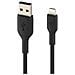 Cavo da Lightning a USB per iPhone 3m Colore Nero - Foto miniatura 2