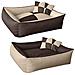 2in1 Max Quattro Letto Per Cane Cuscino, Divano, Cestino Per Cane, Xl Beige / marrone - Foto miniatura 1