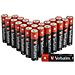 1x24 Verbatim Alkaline Batterie Micro AAA LR 03 PVC Box 49504 - Foto miniatura 4
