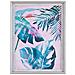 Quadro Da Parete Con Cornice 30 X 40 Cm Blu E Rosa Agena - Foto miniatura 11