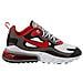 Air Max 270 React, Scarpe Da Ginnastica Uomo, Multicolore (nero / univ Rosso / bianco / iron Grigio / particle Grigio), 42 Eu - Foto miniatura 3