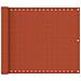 Paravento da Balcone Arancione 75x300 cm in HDPE - Foto miniatura 1
