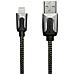 Mac USB / Lightning, 2 m, USB A, Lightning, Maschio / maschio, Dritto, Dritto, Nero, Grigio - Foto miniatura 3