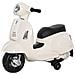 Moto Elettrica Per Bambini Con Licenza Ufficiale Vespa Batteria 6v, Fari E Clacson, Per Bimbi Da 18-36 Mesi, Bianco, 66.5x38x52cm - Foto miniatura 1