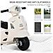Moto Elettrica Per Bambini Con Licenza Ufficiale Vespa Batteria 6v, Fari E Clacson, Per Bimbi Da 18-36 Mesi, Bianco, 66.5x38x52cm - Foto miniatura 4