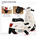 Moto Elettrica Per Bambini Con Licenza Ufficiale Vespa Batteria 6v, Fari E Clacson, Per Bimbi Da 18-36 Mesi, Bianco, 66.5x38x52cm - Foto miniatura 5