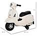 Moto Elettrica Per Bambini Con Licenza Ufficiale Vespa Batteria 6v, Fari E Clacson, Per Bimbi Da 18-36 Mesi, Bianco, 66.5x38x52cm - Foto miniatura 7