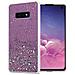 Custodia Compatibile Con Samsung Galaxy S10e In Viola Con Glitter - Coperchio Protettivo In Silicone Tpu Flessibile Con Glitter Scintillanti - Foto miniatura 1