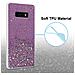 Custodia Compatibile Con Samsung Galaxy S10e In Viola Con Glitter - Coperchio Protettivo In Silicone Tpu Flessibile Con Glitter Scintillanti - Foto miniatura 3