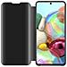 Custodia Compatibile Con Samsung Galaxy A71 4g In Tormalina Nera - Clear View Specchio Coperchio Protettivo Con Funzione Di Supporto Protezione A 360 Gradi - Foto miniatura 2