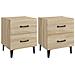 Comodini 2 Pz In Rovere Sonoma 40x35x47,5 Cm - Foto miniatura 1