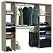 Elysee Armadio In Legno, 2 Armadi, 6 Ripiani, 2 Cassetti - Foto miniatura 4