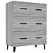 Credenza Grigio Sonoma 69,5x34x90 Cm In Legno Multistrato - Foto miniatura 2