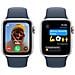Watch SE GPS + Cellular Cassa 40mm in Alluminio Argento con Cinturino Sport Blu Tempesta - S /M - Foto miniatura 3