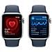 Watch SE GPS + Cellular Cassa 40mm in Alluminio Argento con Cinturino Sport Blu Tempesta - S /M - Foto miniatura 4