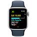 Watch SE GPS + Cellular Cassa 40mm in Alluminio Argento con Cinturino Sport Blu Tempesta - S /M - Foto miniatura 5