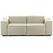 Divano Fisso Paola, Divano Componibile A 2 Posti Lineare, 100% Made In Italy, Sofà Moderno Da Soggiorno In Tessuto, Cm 220x95h70, Beige - Foto miniatura 3