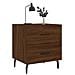 Comodini 2 Pz Rovere Marrone 40x35x47,5 Cm In Legno Multistrato - Foto miniatura 3