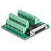 D-Sub HD 44 pin femmina a morsettiera per guida DIN - Foto miniatura 1