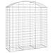 Cesto Gabbione Ad Arco 150x50x160/180 Cm In Ferro Zincato - Foto miniatura 1