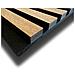 Pannello Lamelli Da 1,36mq 22x526x2600mm Acustico In Vero Legno Di Noce, Rovere E R.thermo - Rovere - Foto miniatura 1