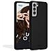 Cover Per Samsung Galaxy S21 Fe Premium Silicone Microfibra, Nero - Foto miniatura 1