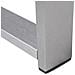 Tavolino Da Giardino Alluminio Anodizzato Grigio Scuro 90 X 50 Cm Salerno - Foto miniatura 6