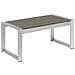 Tavolino Da Giardino Alluminio Anodizzato Grigio Scuro 90 X 50 Cm Salerno - Foto miniatura 8