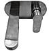 Miscelatore Lavabo Parete Oceania Ad Incasso Ottone Colore Nickel Spazzolato - Foto miniatura 1