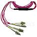 SFP5141FU5MKB cavo InfiniBand e in fibra ottica 5 m MPO 4x LC Rosa - Foto miniatura 2