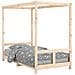 Giroletto per Bambini 80x160 cm in Legno Massello di Pino - Foto miniatura 2