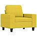 Poltrona Giallo Chiaro 60 Cm In Tessuto - Foto miniatura 2