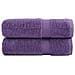 Asciugamani da Bagno SOLUND 2 pz Viola 70x140 cm 600 g /m² - Foto miniatura 1