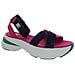 Juicy Couture Sandali Donna Benedetta Rosa Con Velcro Su Plateau 36 - Foto miniatura 3