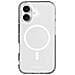 Transparent Case custodia per cellulare 15,5 cm (6.1") Cover Trasparente, Bianco - Foto miniatura 1
