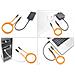 Cavo di rete RJ45 con funzione di ricerca porte USB Type-C Autotracciamento Cat. 6A S /FTP 2 m arancione - Foto miniatura 3